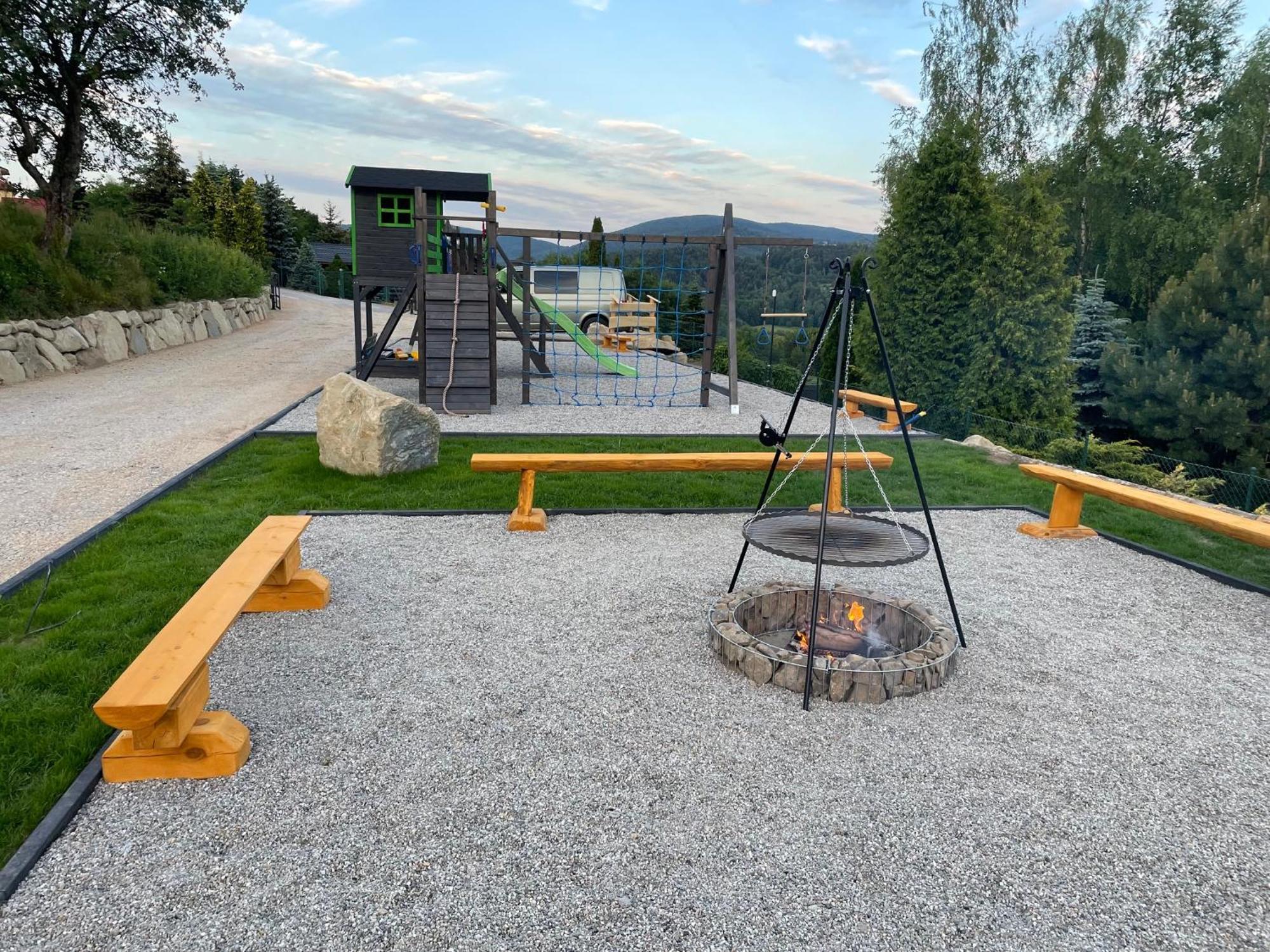 Domek Drewniany W Gorach Jacuzzi & Balia - Osada Chelm Stroza  Exteriér fotografie