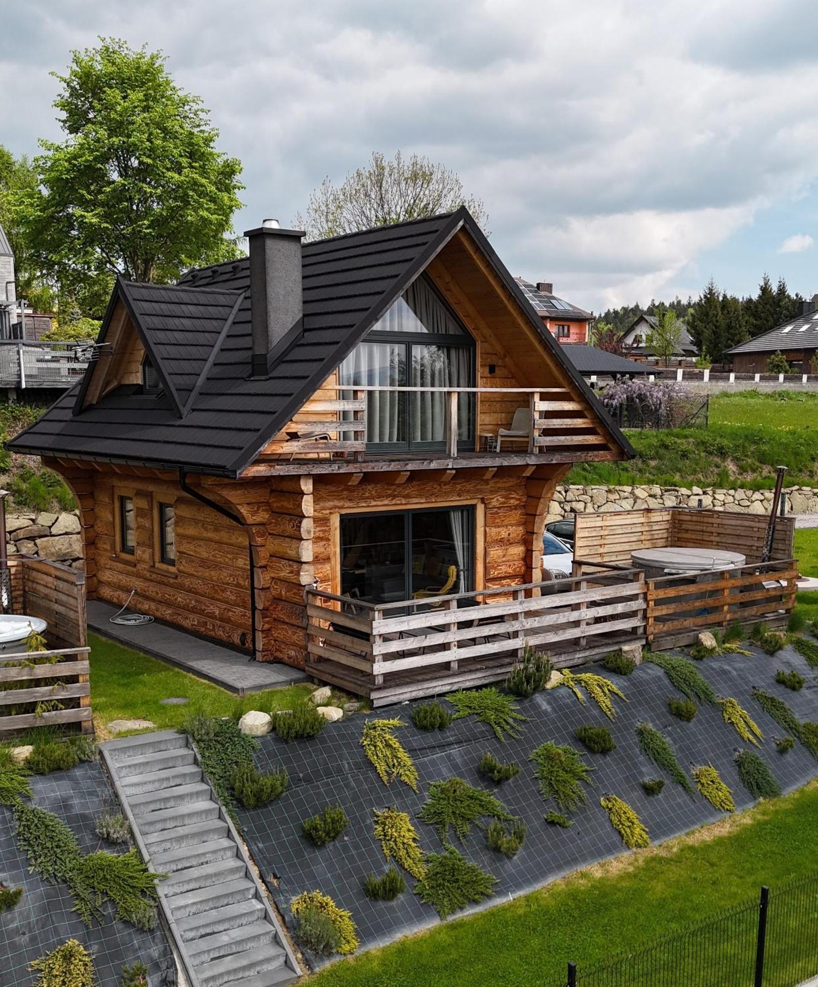 Domek Drewniany W Gorach Jacuzzi & Balia - Osada Chelm Stroza  Exteriér fotografie